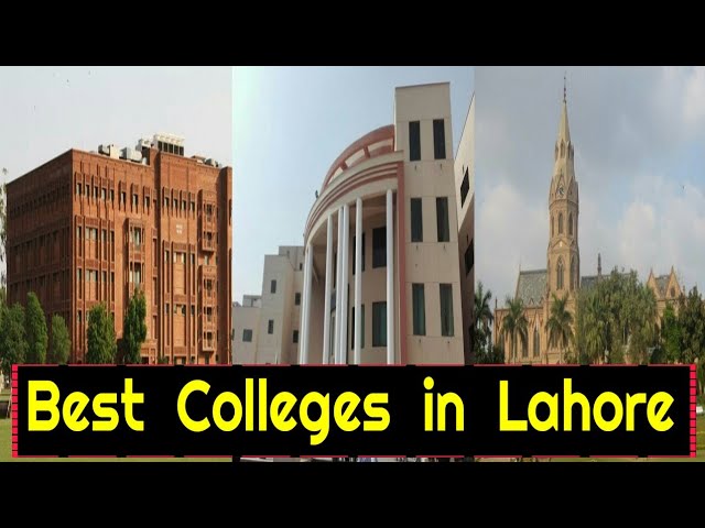 best colleges in Lahore