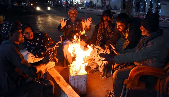 Cold weather in Karachi