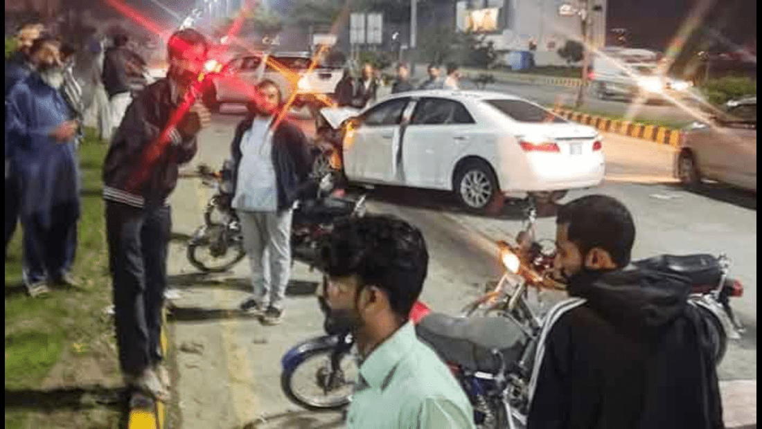 accident in Lahore